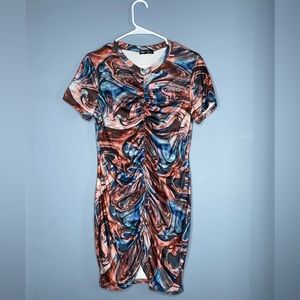 NWOT Shein Ruching Body Con Stretchy Dress | Women’s Large